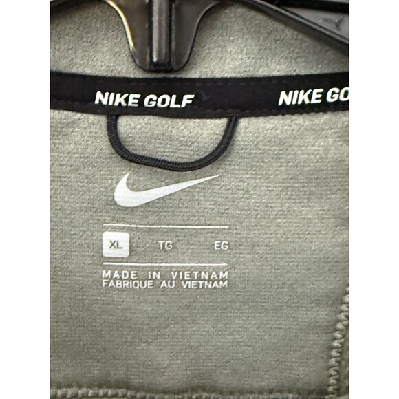 University of Oregon Ducks Nike Golf 1/4 Zip Sweatshirt XL Olive Green Football - Picture 5 of 8